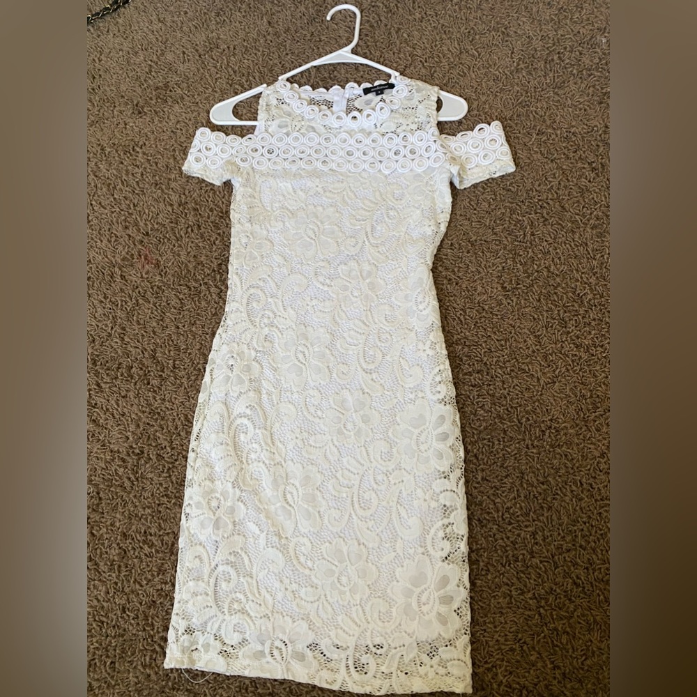 white dress